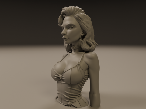 Pin-up 3D 打印模型
