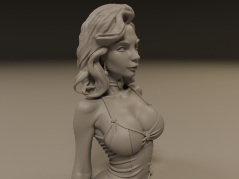 Pin-up 3D 打印模型