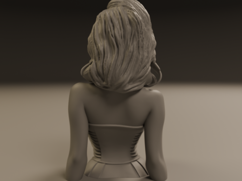 Pin-up 3D 打印模型