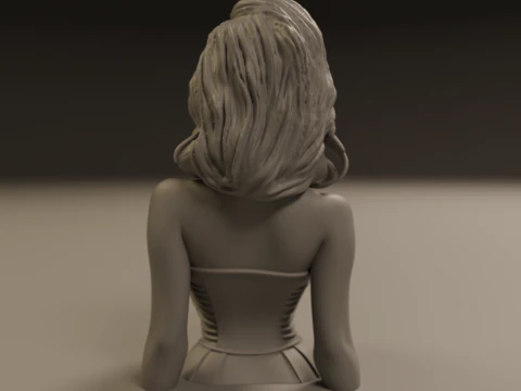 Pin-up 3D Print Model