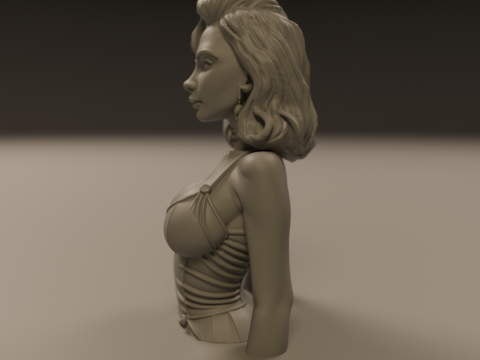 Pin-up 3D 打印模型