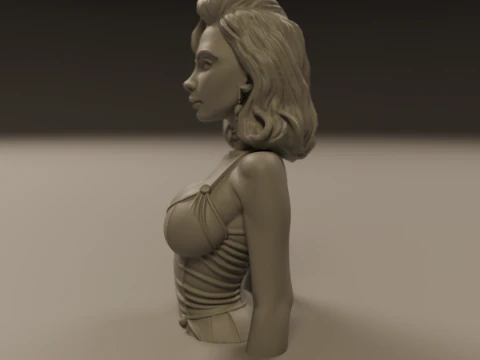 Pin-up 3D Print Model