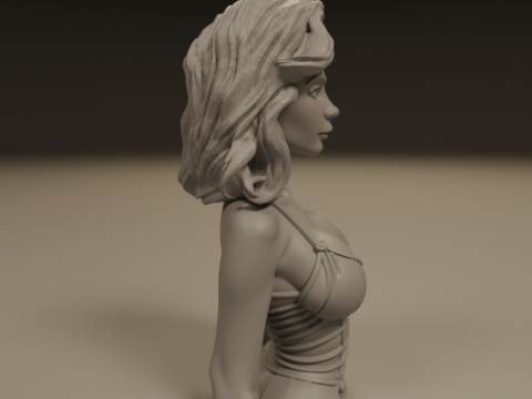 Pin-up 3D 打印模型
