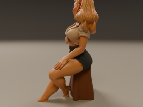 Pin-up Model Cetak 3D