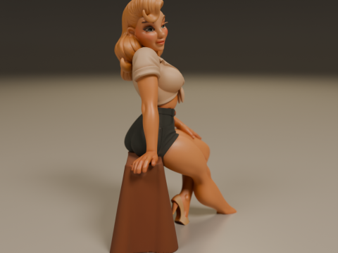 Pin-up Model Cetak 3D