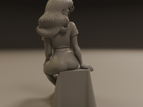 Pin-up Model Cetak 3D