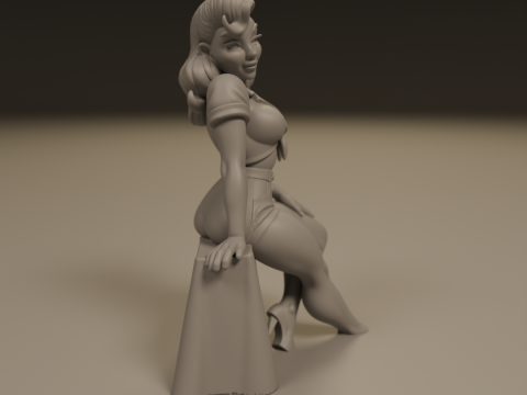 Pin-up Model Cetak 3D