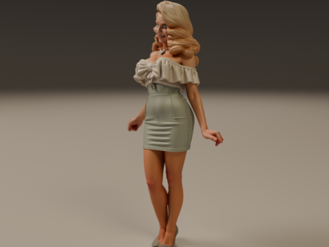 Pin-up 3Dプリントモデル