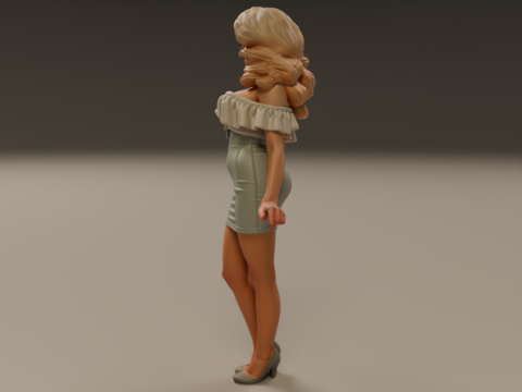 Pin-up 3Dプリントモデル