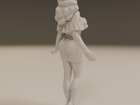 Pin-up 3Dプリントモデル