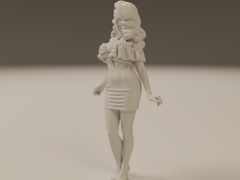 Pin-up 3Dプリントモデル