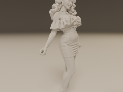 Pin-up 3Dプリントモデル