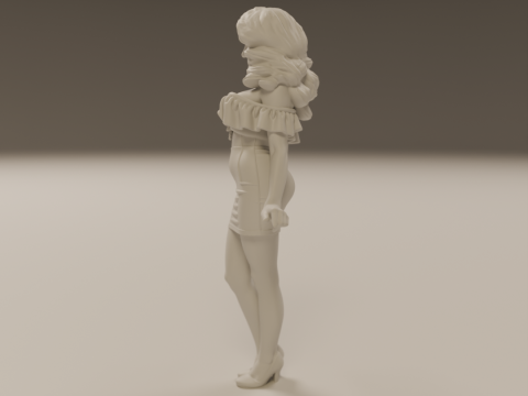 Pin-up 3Dプリントモデル