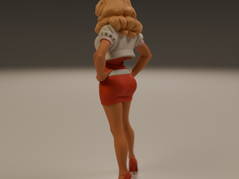 Pin-up 3D Print Model