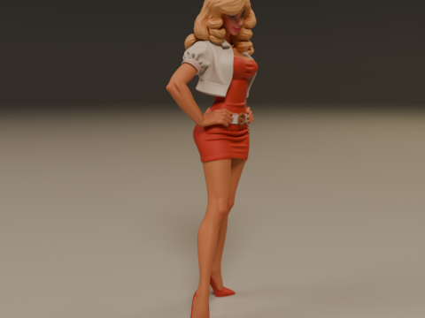 Pin-up 3D Print Model