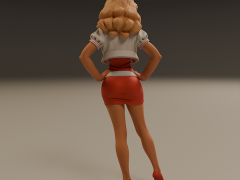 Pin-up 3D Print Model