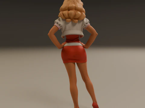 Pin-up 3D Print Model