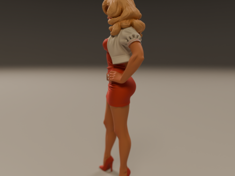 Pin-up 3D Print Model