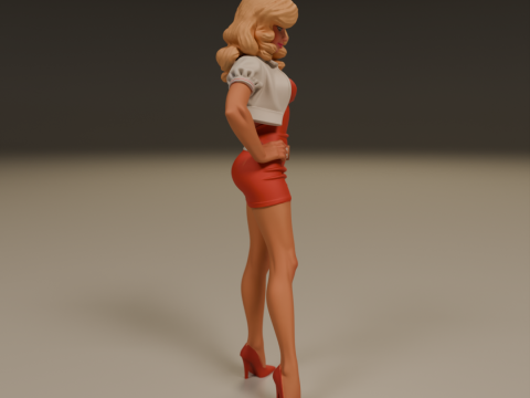 Pin-up 3D Print Model