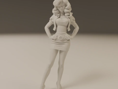 Pin-up 3D Print Model