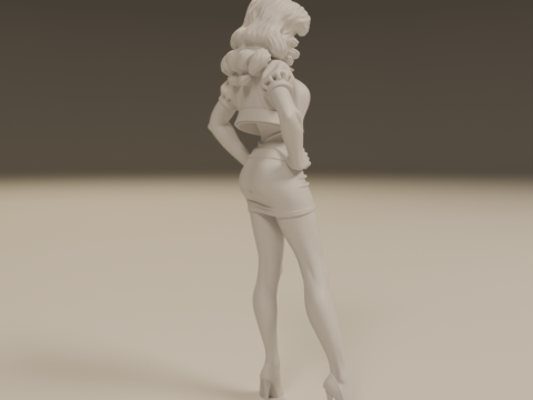 Pin-up 3D Print Model