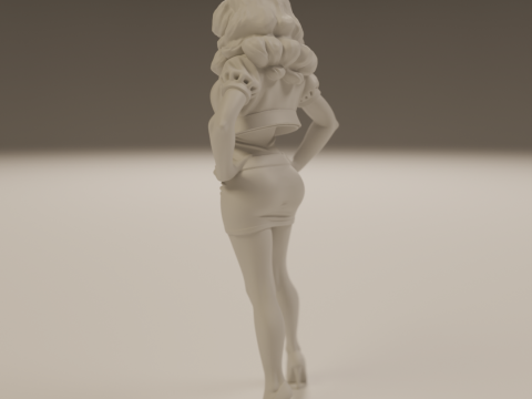 Pin-up 3D Print Model