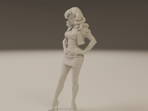 Pin-up 3D Print Model