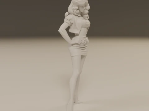 Pin-up 3D Print Model