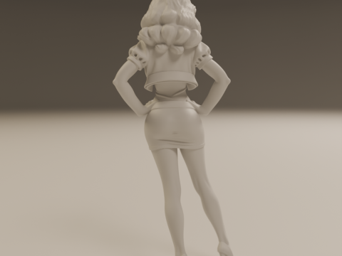 Pin-up 3D Print Model