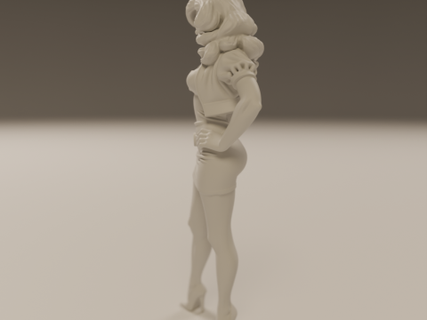Pin-up 3D Print Model