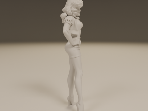 Pin-up 3D Print Model