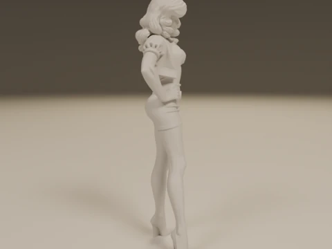 Pin-up 3D Print Model