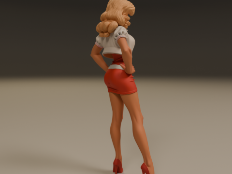 Pin-up 3D Print Model