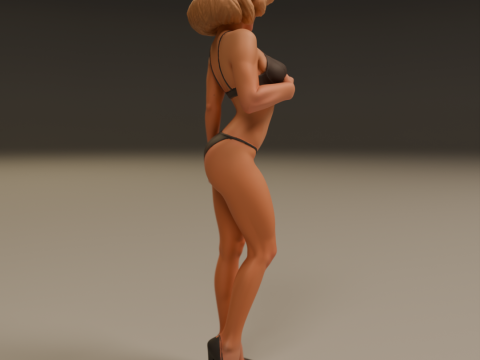 Pin-up 3D 打印模型