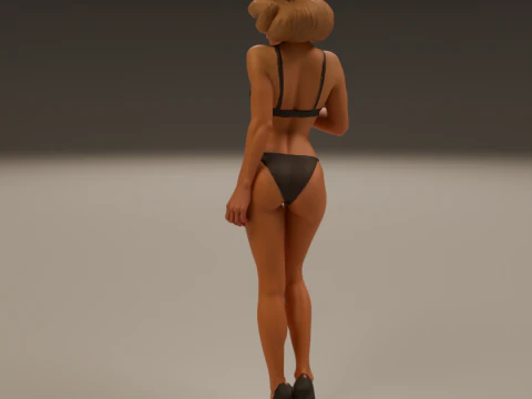 Pin-up 3D Print Model