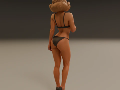 Pin-up 3D Print Model