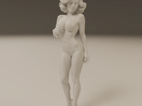 Pin-up 3D Print Model