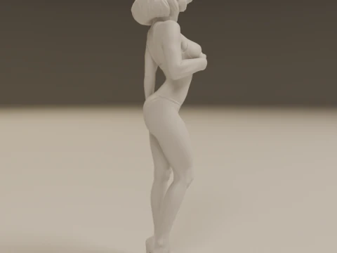 Pin-up 3D Print Model