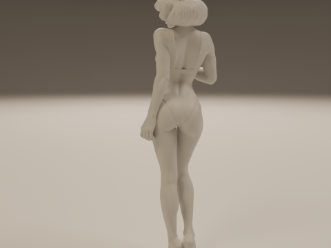 Pin-up 3D 打印模型