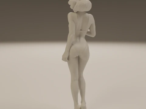 Pin-up 3D Print Model