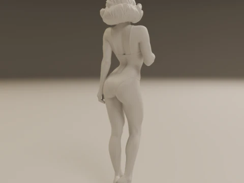 Pin-up 3D Print Model