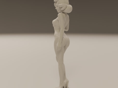 Pin-up 3D 打印模型