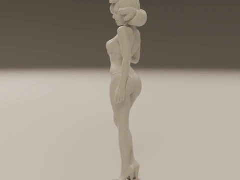 Pin-up 3D Print Model