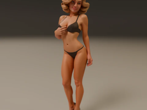 Pin-up 3D Print Model