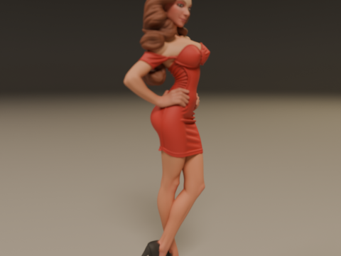 Pin-up 3D Print Model
