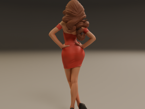 Pin-up 3D Print Model