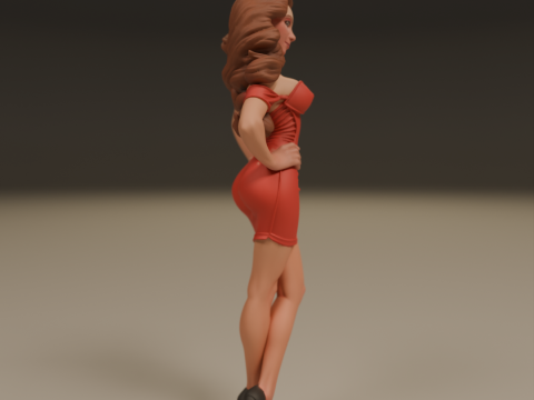 Pin-up 3D Print Model