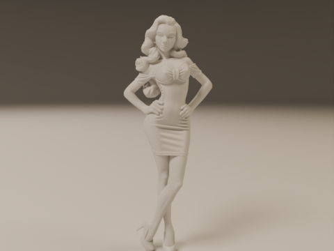 Pin-up 3D Print Model