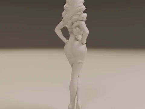 Pin-up 3D Print Model