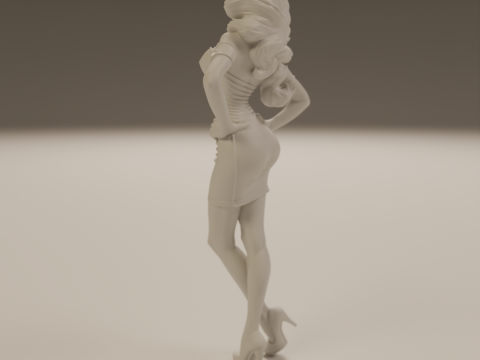 Pin-up 3D Print Model